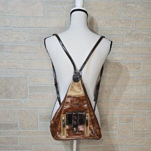 JOANEL BACKPACK SLINGBAG CROSSBODY HOBO BOHO BROWN
